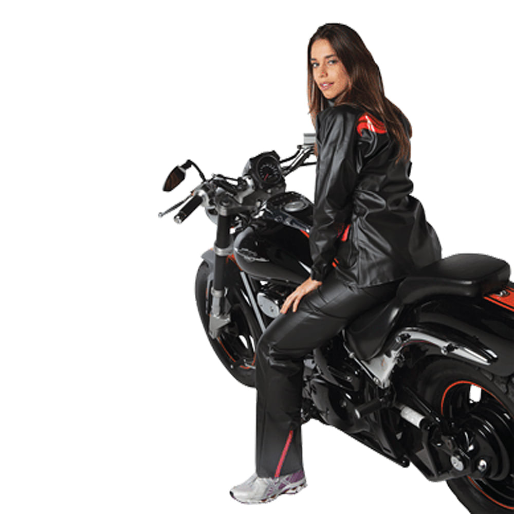 roupa de chuva moto feminina