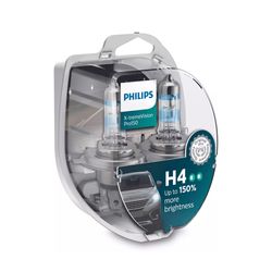 Par-Lampada-Halogena-H4-X-treme-Vision-Pro150-Philips-12V