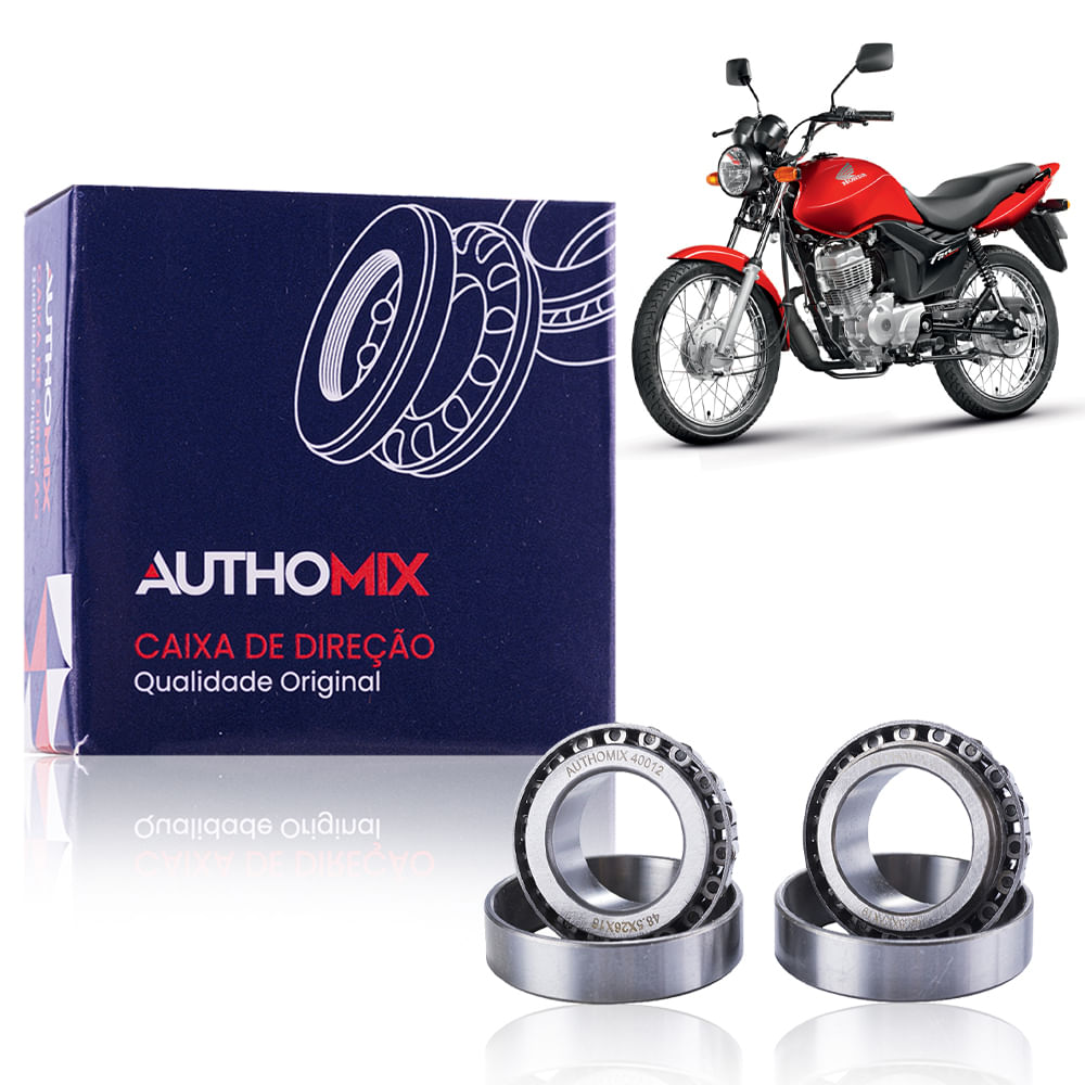 Caixa De Direção Cônica Authomix Honda Cg 125 Fan Cargo Autorama